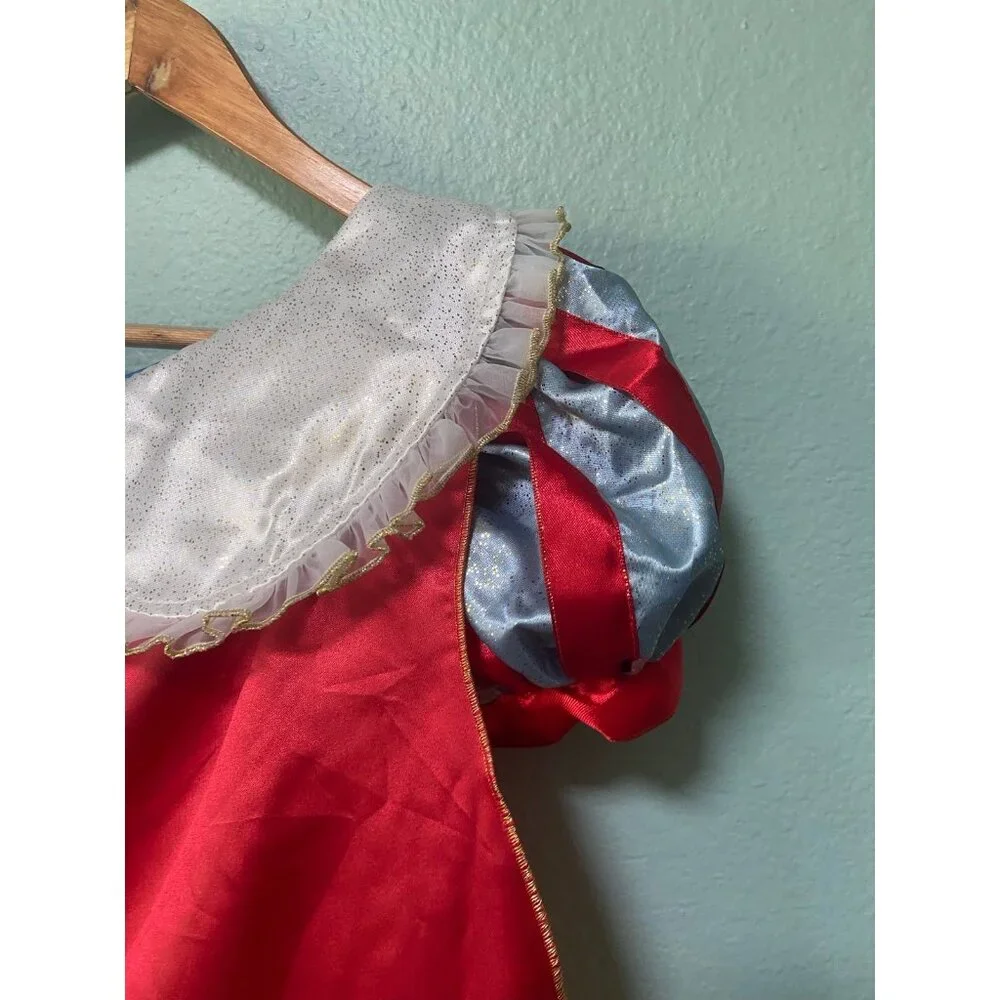 Disney Parks Girls Snow White Gold with Cape Costume Halloween Dress Up Dress 13